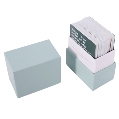 Mua Thẻ trò chơi có thể in 280g ODM OEM Kết thúc thẻ chơi bài trên giấy flash với hộp boong online manufacture
