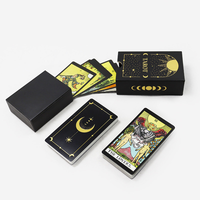 Mua Chế độ in tùy chỉnh Bản gốc Sun Black Tarot Thẻ in làm cho Nga Rider sang trọng online manufacture