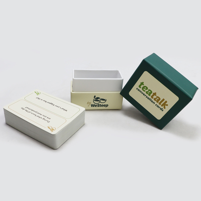 Mua tùy chỉnh in chất lượng cao trò chơi trò chơi trò chuyện trò chuyện trò chơi trò chơi thẻ in làm cho màu xanh lá cây dễ thương trò chơi thẻ trò chuyện cô gái online manufacture
