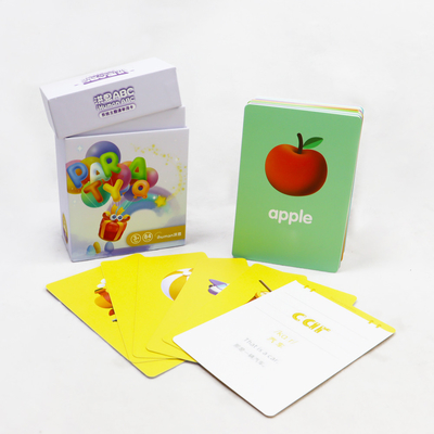 Mua Thẻ học tiếng Anh theo mẫu tùy chỉnh cho trẻ em thiết kế tùy chỉnh phonics flashcards laser cho trẻ em online manufacture