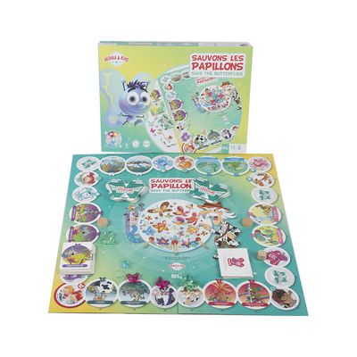 Mua Thiết kế tùy chỉnh in Bàn ghế trên bảng trẻ em trò chơi Carrom với màu CMYK / Pantone online manufacture