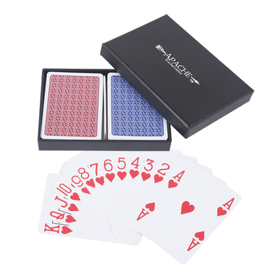 Mua 2 Deck Waterproof Professional Poker Playing Card In 2 Pieces Lid Base Box thân thiện với môi trường online manufacture