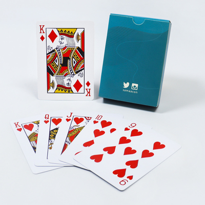 Mua Thiết kế tùy chỉnh chống nước sòng bạc nhựa 52 sàn chơi bài poker với in logo online manufacture