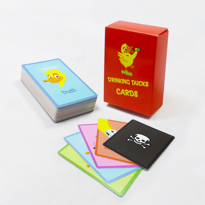 Mua Thẻ trò chơi tùy chỉnh tùy chỉnh thiết kế in cho Duck uống bữa tiệc trò chơi giấy hài hước online manufacture