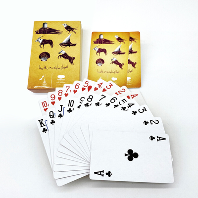 Mua Logo tùy chỉnh chơi bài poker bằng tiếng Ả Rập với thiết kế và lớp phủ tùy chỉnh online manufacture