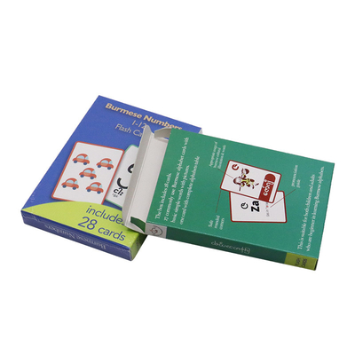 Mua Kích thước tùy chỉnh Netters Phân hình chữ cái Bảng tính toán Bảng flash Thẻ thiết kế tùy chỉnh online manufacture