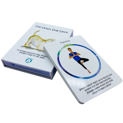 Mua Thiết kế tùy chỉnh in yoga đặt thẻ cho hướng dẫn tập thể dục trên bản giấy online manufacture