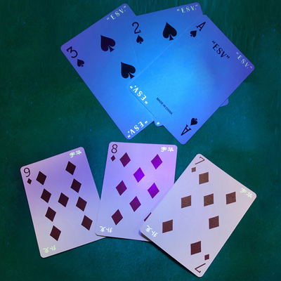 Mua Bản in tùy chỉnh trò chơi người lớn Poker An ninh chống giả mạo Sòng bạc Thẻ chơi Đèn sáng online manufacture