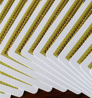 Mua Bộ bài tùy chỉnh với lá vàng cao cấp, thiết kế tùy chỉnh và giấy lõi đen 310gsm cho Poker và Trò chơi online manufacture