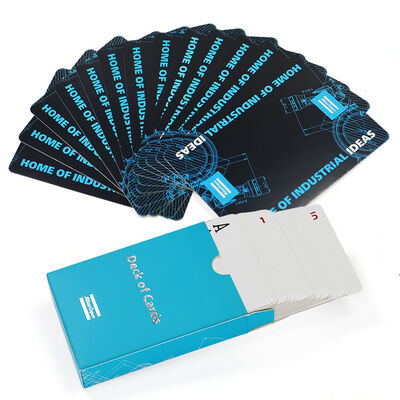 Mua Bán bán buôn thẻ chơi tùy chỉnh với logo cá nhân trong hộp nhựa và in CMYK online manufacture