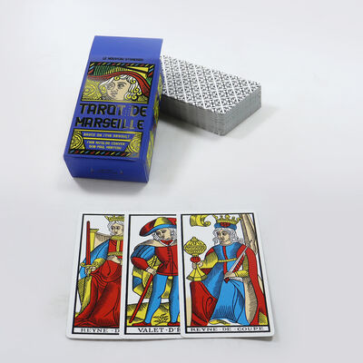 Mua Thẻ Tarot được thiết kế tùy chỉnh với CMYK 4 màu Offset in ấn và đóng gói co lại online manufacture
