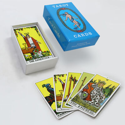 Mua Thẻ Tarot thiết kế tùy chỉnh với CMYK in đầy đủ màu sắc với kích thước 57 * 87mm cho sử dụng cá nhân online manufacture
