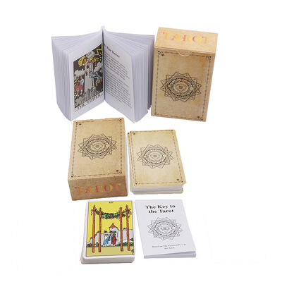 Mua Bộ bài Tarot Thiết kế Tùy chỉnh với Giấy Phủ 300gsm và Sách Hướng dẫn đi kèm online manufacture