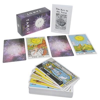 Mua Thẻ Tarot có thể in tùy chỉnh với hướng dẫn - Bảng giấy lõi đen 310gsm & kích thước tùy chỉnh online manufacture