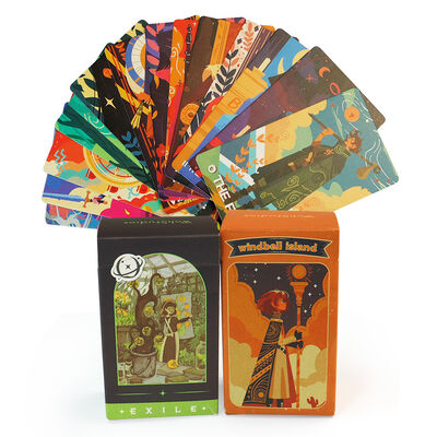 Mua Thẻ Tarot thân thiện với môi trường có thể in theo yêu cầu với kết thúc bóng trong kích thước tùy chỉnh cho các chương trình khuyến mãi online manufacture