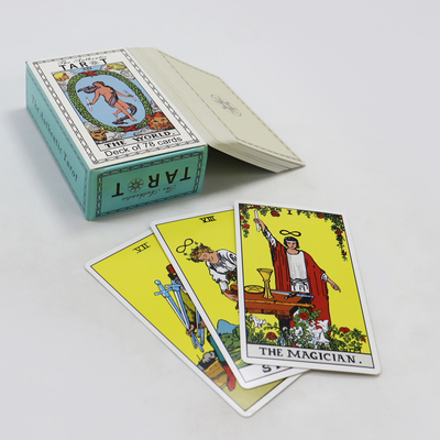 Thẻ Tarot Oracle tùy chỉnh với Sách hướng dẫn trong hộp lưới CMYK 4 màu Offset Printing