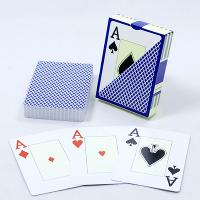 Thẻ chơi poker bằng nhựa 100% chống nước với chỉ số Jumbo và in CMYK