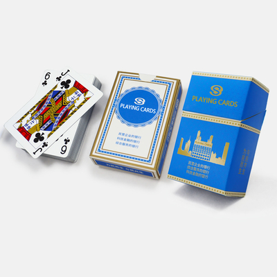 Thiết kế tùy chỉnh vỏ thuốc lá nhựa hai bộ bài chơi bài poker Văn hóa doanh nghiệp