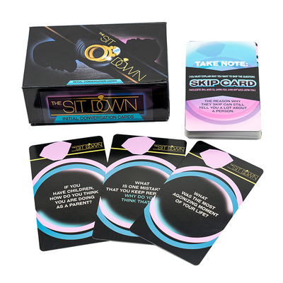 Tiệc đêm Adult Couple Card Games Chế độ in tùy chỉnh cho cuộc trò chuyện đầu tiên vui vẻ