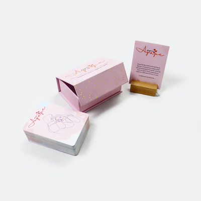 Tùy chỉnh Magnetic Close Box in cặp đôi trò chuyện thẻ cho trò chơi khẳng định