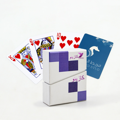 Custom thời trang giải trí trò chơi chơi bài in chống nước bền với CMYK nhựa