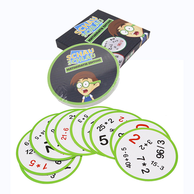Hot Item Thiết kế hài hước Thẻ chơi trí nhớ cho trẻ em Thẻ flash tùy chỉnh đồ chơi giáo dục