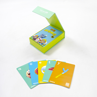 Trẻ em Tiếng Anh Trẻ em Bảng flash toán với CMYK / màu Pantone Và vật liệu thân thiện với môi trường