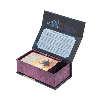 Glossy / Matt Sơn bề mặt hoàn thiện hộp đôi Set Yugioh thẻ thẻ giấy trò chơi thẻ