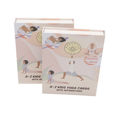 Định dạng tác phẩm nghệ thuật AI Thẻ yoga tùy chỉnh cho trẻ em học thiết kế giáo dục và vui vẻ