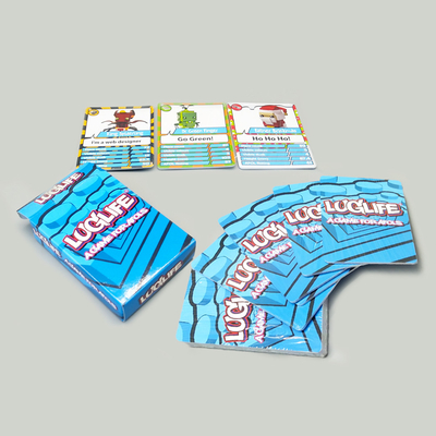 Tùy chỉnh in trò chơi Thẻ UV bề mặt hoàn thiện Thẻ búp bê tên tùy chỉnh cho trẻ em