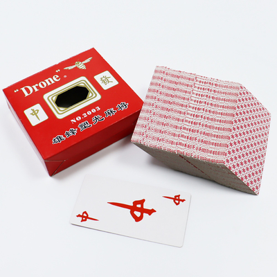 Thẻ xác nhận CMYK / Pantone Màu sắc in cho Mahjong Đồ chơi uống Thiết lập gạch trắng Thiết kế tùy chỉnh