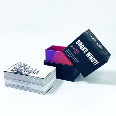 Gia đình Cặp đôi Thách thức Tài chính Trò chơi Thẻ tùy chỉnh Cá nhân hóa Mogul Blank Trò chơi Thẻ Đồ uống