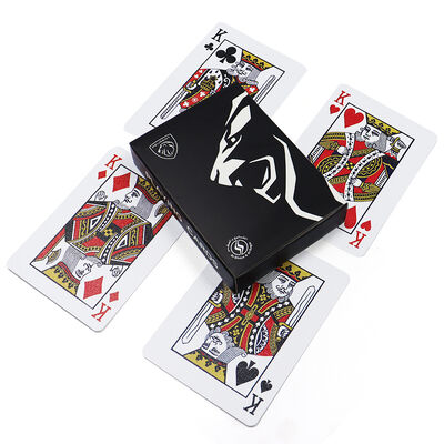 Thiết kế in tùy chỉnh Thẻ chơi đen Thẻ poker cá nhân hóa với kích thước tùy chỉnh