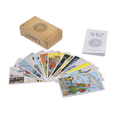 Thiết kế tùy chỉnh Thẻ Tarot giấy bền với CMYK 4 màu Offset Printing