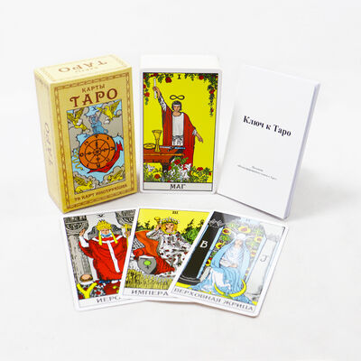 Thẻ Tarot thiết kế tùy chỉnh với CMYK 4 màu Offset in ấn và hướng dẫn bao gồm