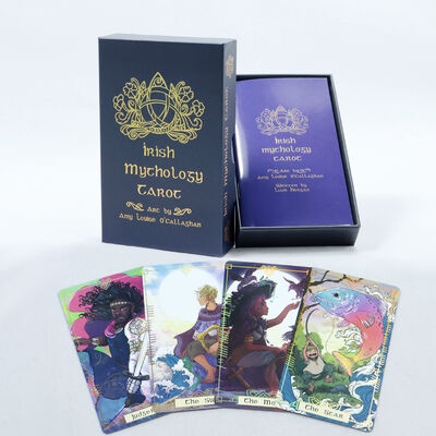 Thẻ Tarot có thể in tùy chỉnh với hướng dẫn - Bảng giấy lõi đen 310gsm & kích thước tùy chỉnh