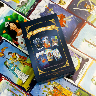 Kích thước tùy chỉnh Thẻ Tarot có thể in thân thiện với môi trường với in offset 4 màu CMYK