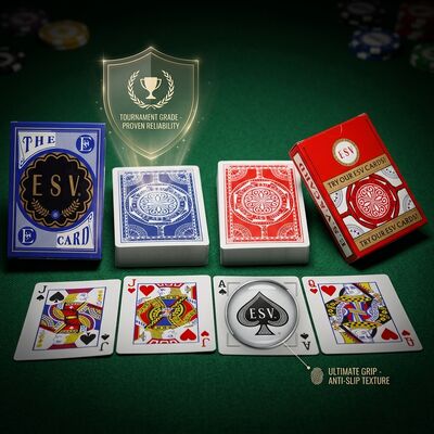 Thẻ chơi bằng nhựa 100% cho các sự kiện giải vô địch poker chuyên nghiệp