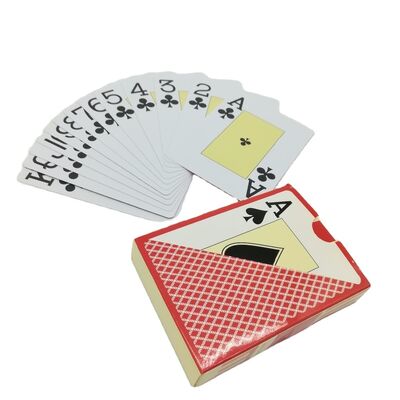 Tùy chỉnh 100% nhựa Jumbo chỉ số kích thước Poker Decks sản xuất chống nước PVC Thẻ chơi Sản phẩm sòng bạc