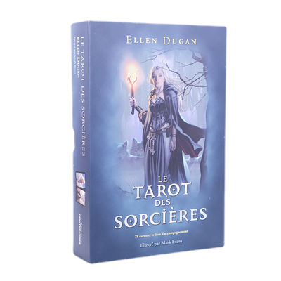 Linen Oracle Tarot Card, PMS Colors in các lá bài thần tiên với Sách hướng dẫn