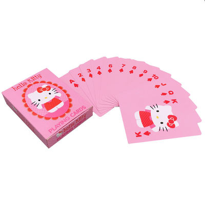 Bộ bài chơi được làm theo yêu cầu của bộ bài trắng hồng Hello Kitty