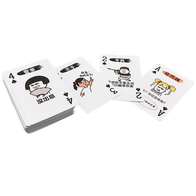 Thẻ chơi tùy chỉnh 100 khuôn, Thẻ poker nhựa 63x88mm