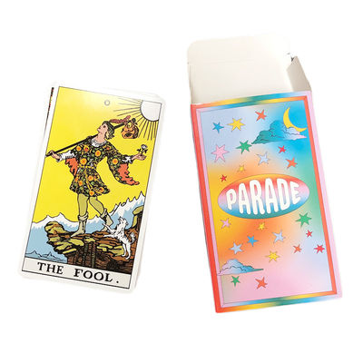 Bài Tarot có thể in tùy chỉnh Cầu vồng đầy màu sắc tinh tế